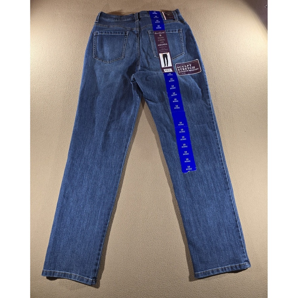 Gloria Vanderbilt Amanda Jeans for Women Heritage Fit Size 10 NWT - Picture 10 of 12